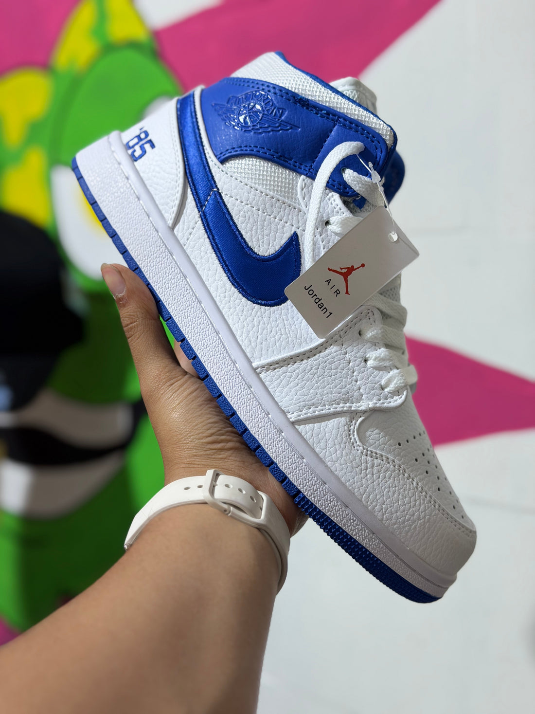 R1 Mid Blue/Red dual