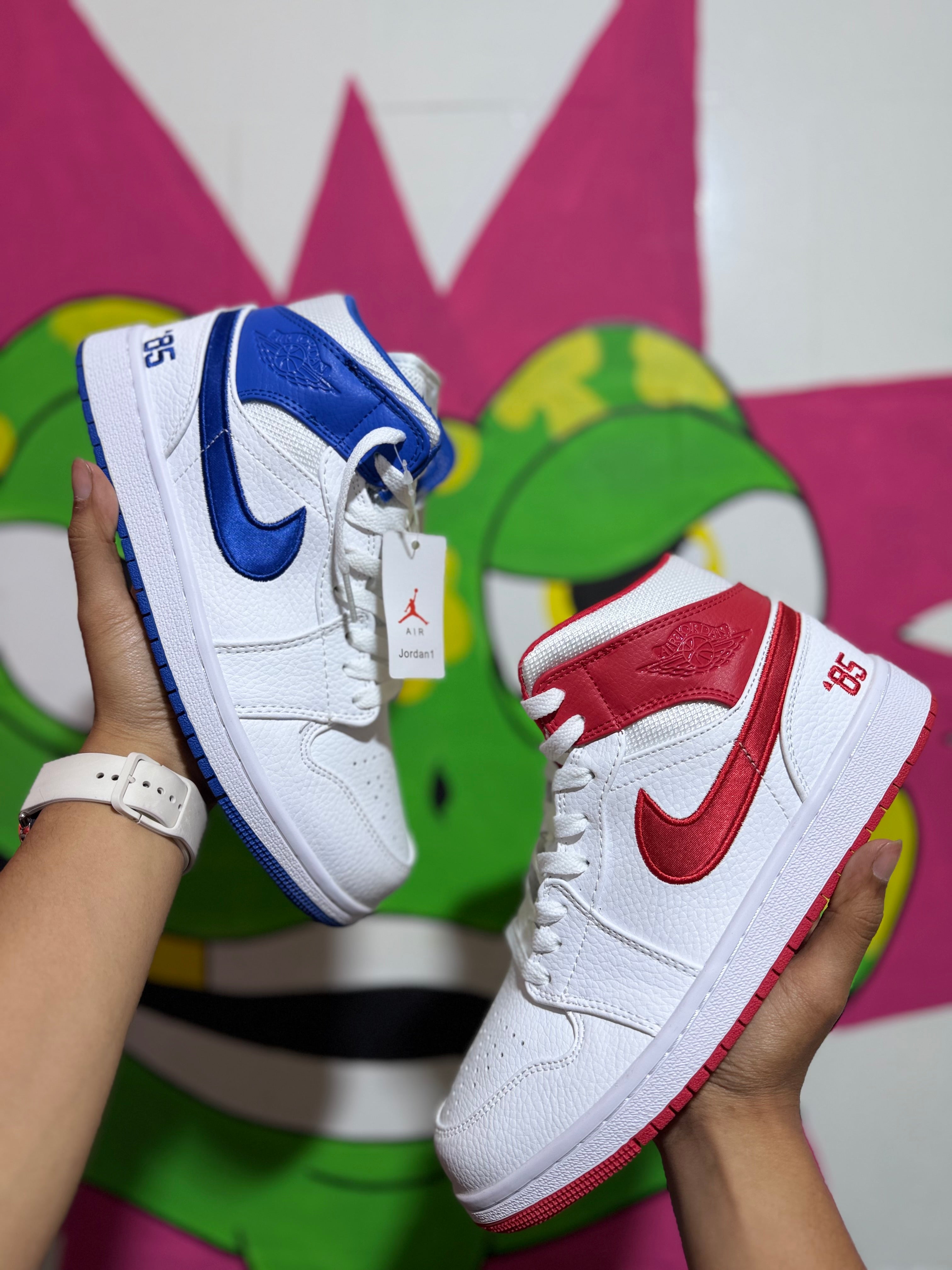 R1 Mid Blue/Red dual