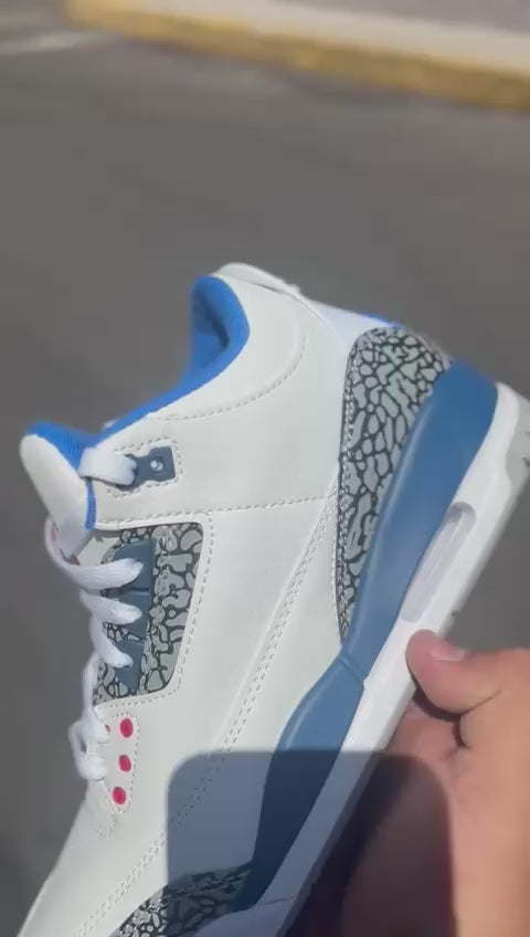 Jordan Retro 3 Blue/White