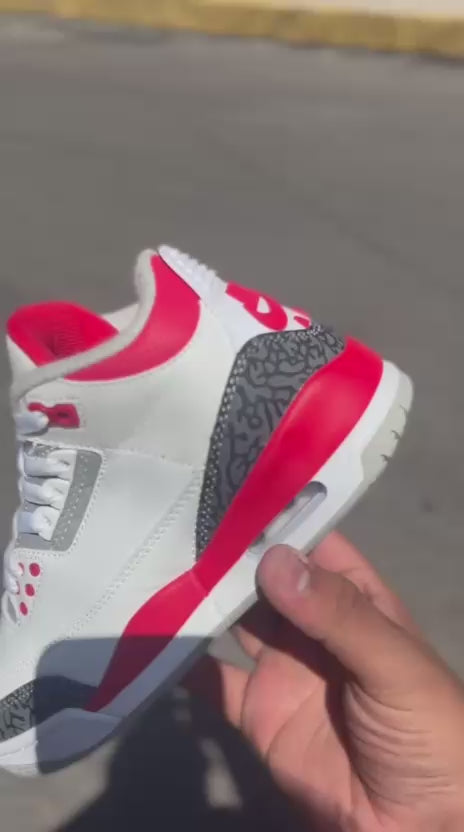 Jordan Retro 3 Red/White