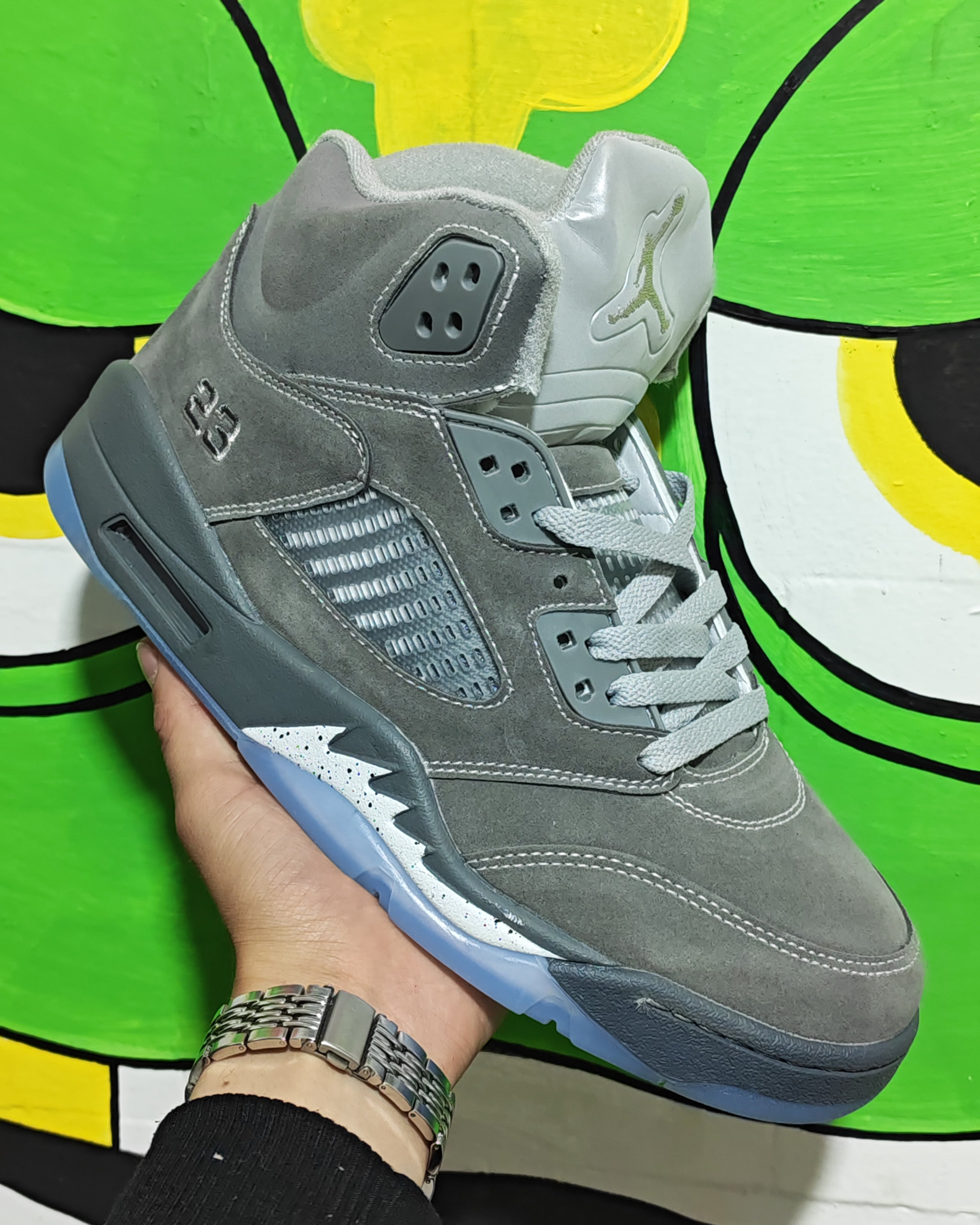 Retro 5 Wolf Grey