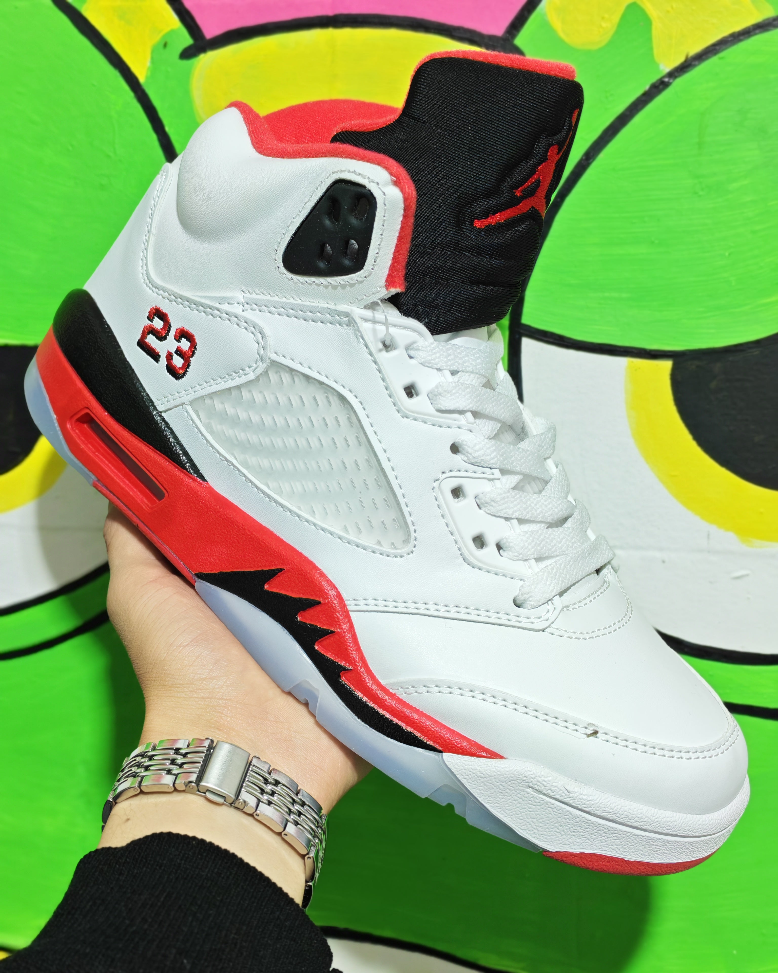 Jordan Retro 5 "Fire red"