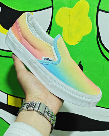Vans Classic Rainbow Multi/White