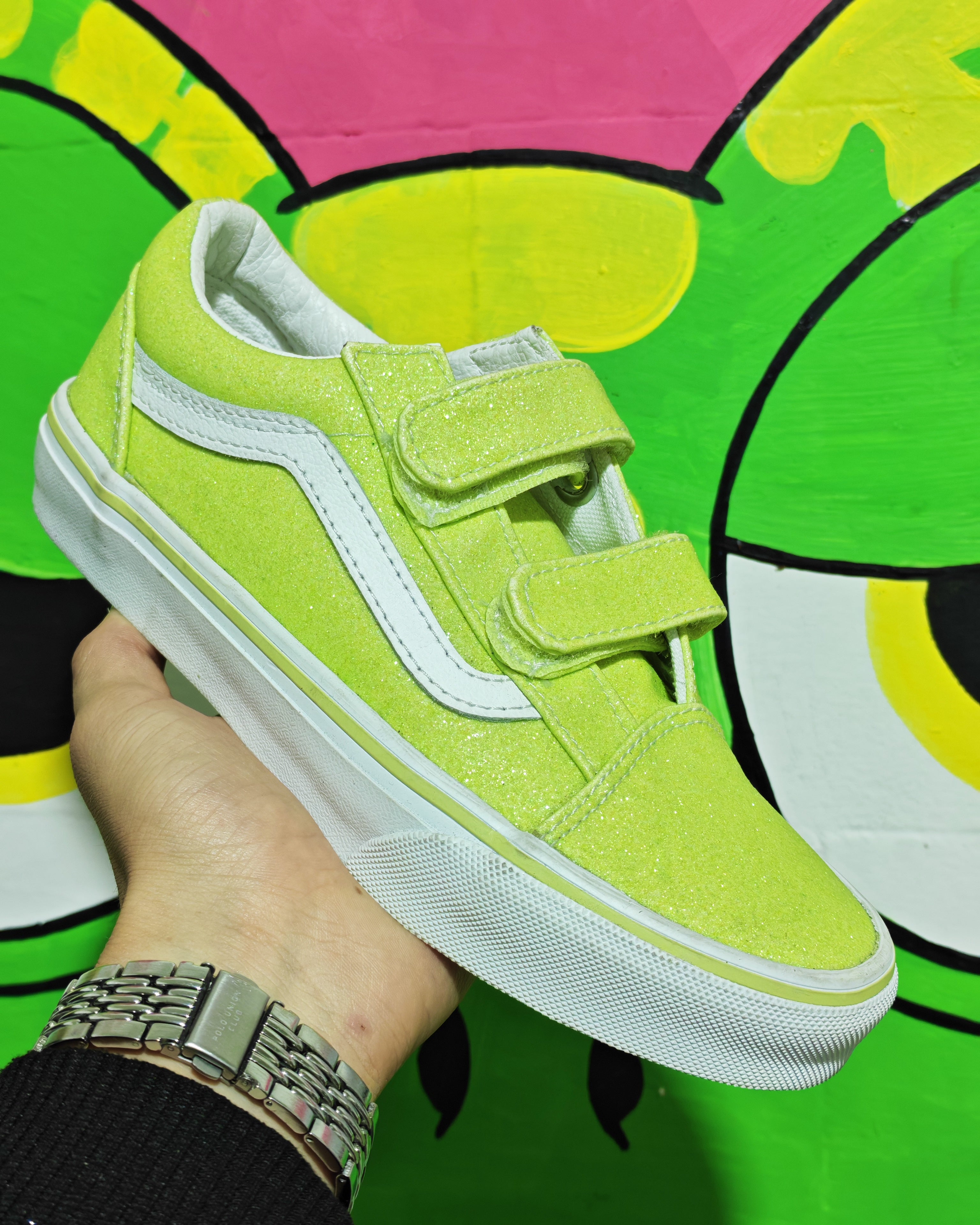 Vans Old Skool V Glitter.